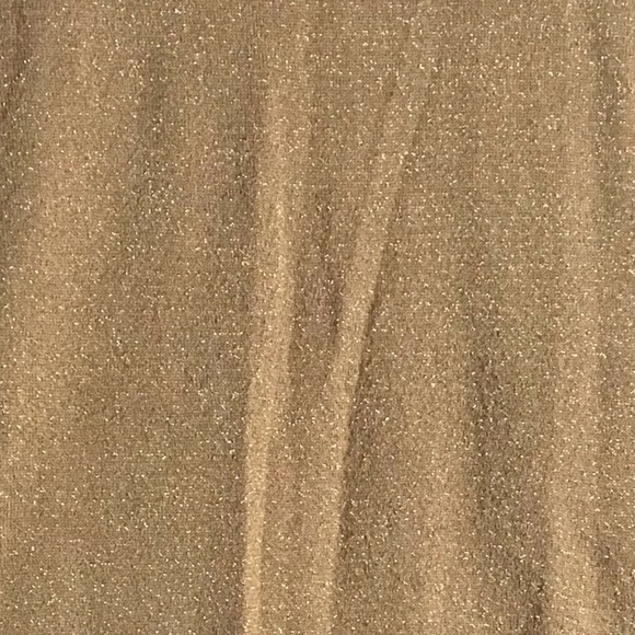 Dana Buchman metallic gold sweater - Picture 3 of 7